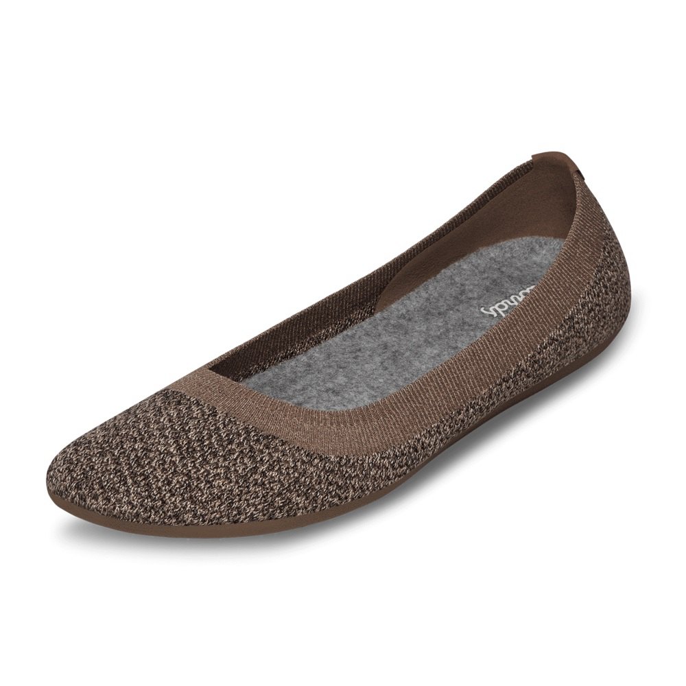 Allbirds Women's Flats Dark Grey - Tree Breezers - 03491JNET